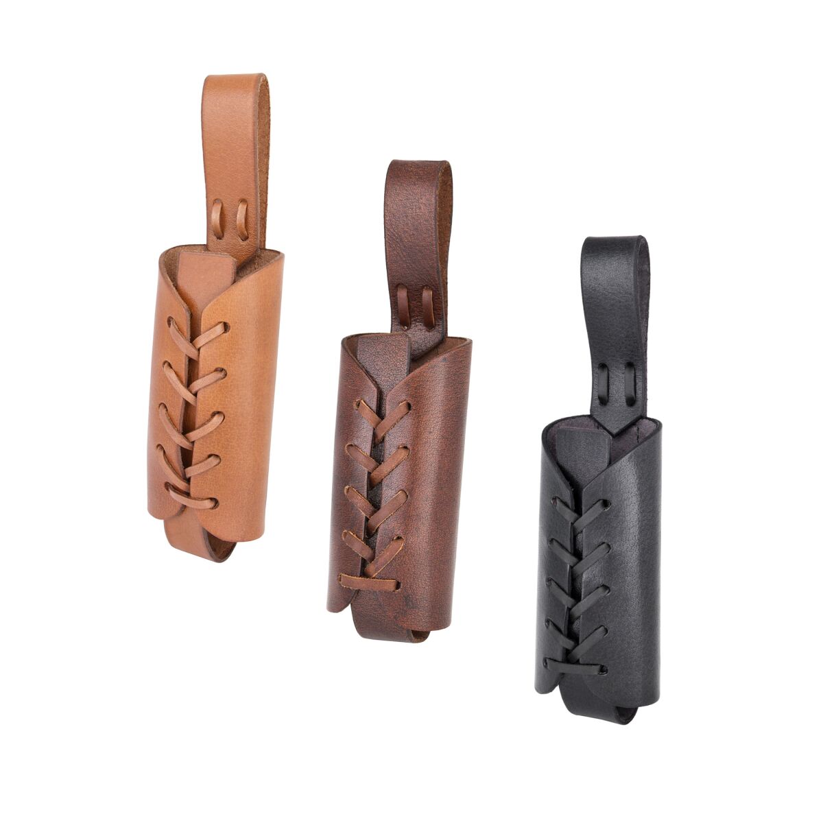 Medieval leather bottle holder and belt  box