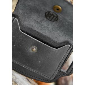 Leather belt bag wallet, distressed look, 2 colours