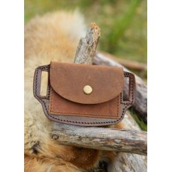 Leather belt bag wallet, distressed look, 2 colours