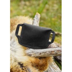 Leather belt bag wallet, distressed look, 2 colours