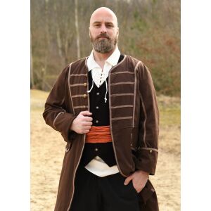 Medieval waistcoat, black, cotton
