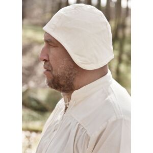 Simple Medieval Coif, Natural, B-grade