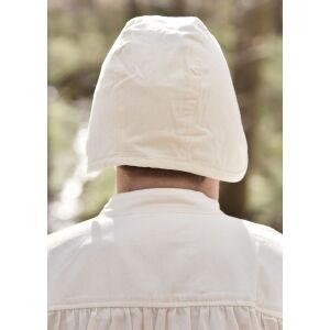Simple Medieval Coif, Natural, B-grade