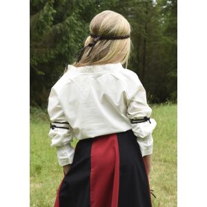Children’s Medieval Long-Sleeved Blouse ‘Helena’, natural, size 146, second-hand