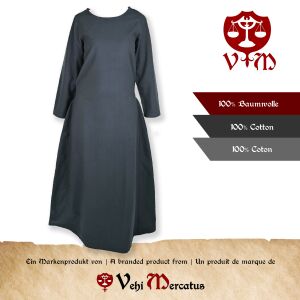 Classic medieval dress or slip, blue...