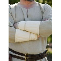 Padded arm guards with lacing – Medieval