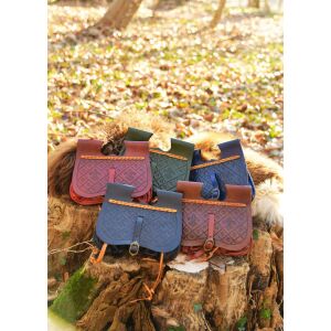 Medieval belt pouch, Dordrecht leather, 14th–15th...