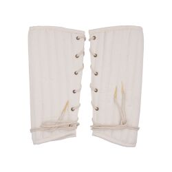 Padded leg guards with lacing, Medieval LARP