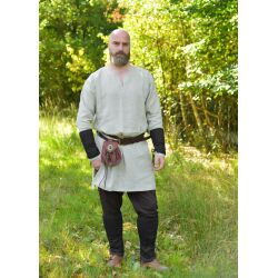 Padded leg guards with lacing, Medieval LARP