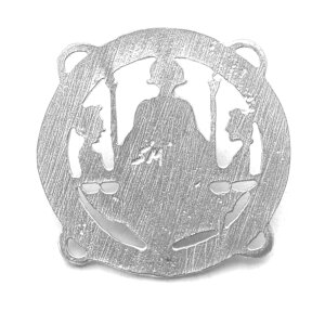 John the baptist pewter badge Amiens 14th century