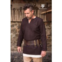 Wool tunic Lodin brown L