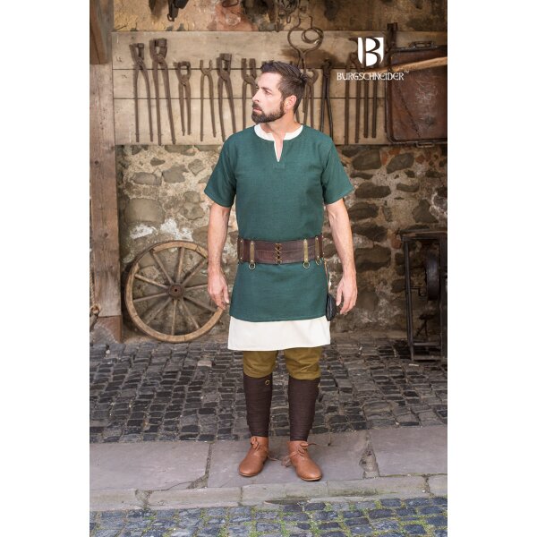 short arm tunic Aegir green M