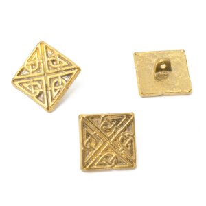 Brass Button celtic knot