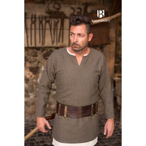 Herringbone tunic Tyr olive/grey XL