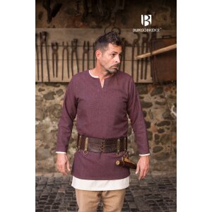 Herringbone tunic Tyr bordeaux/grey XXL