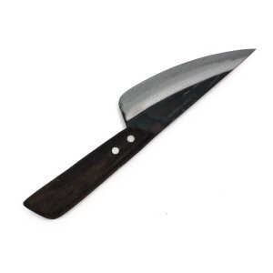 Handmade mincing knife with 16cm blade