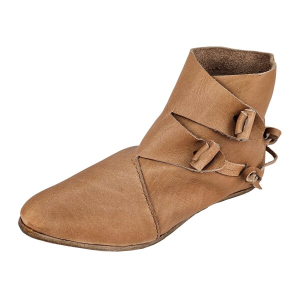 Half-Boots early medieval natural brown 41