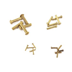 brass rivets different sizes