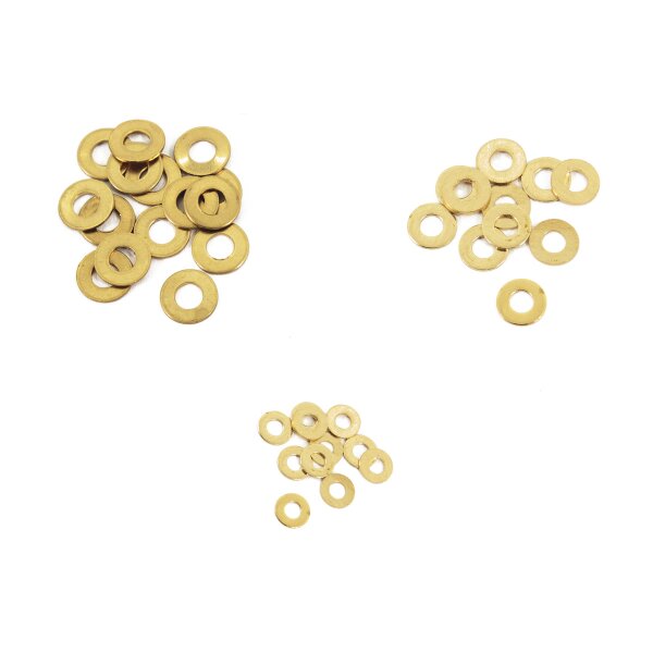 Brass washer for riveting different sizes