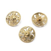 Brass button baroque