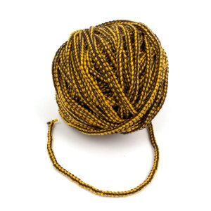 cord yellow/brown handmade 10cm