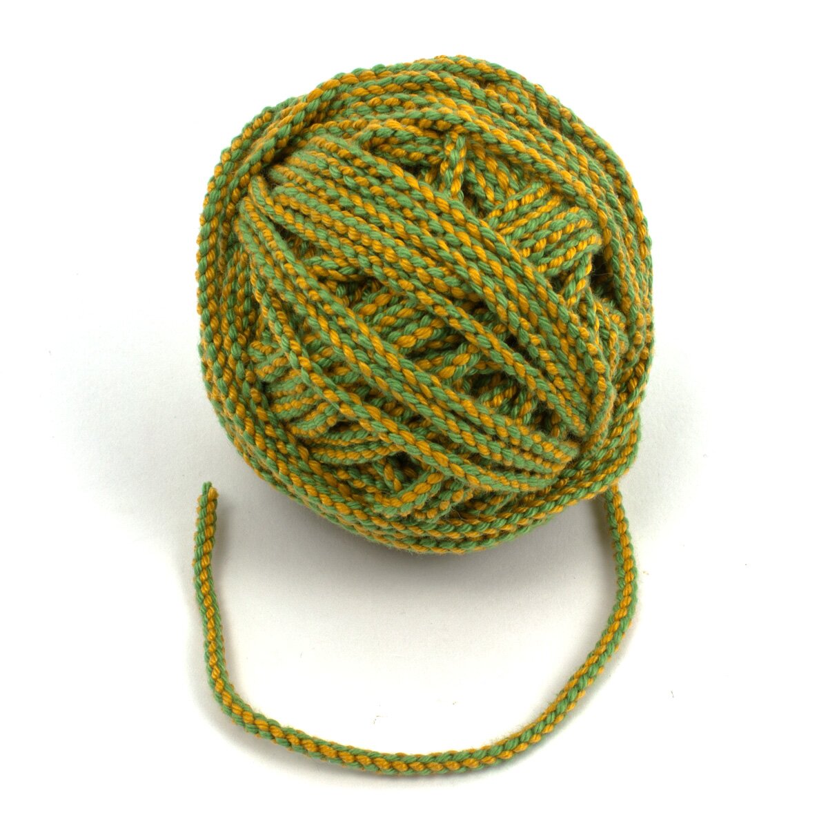 cord green/yellow yard good handmade 10cm