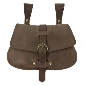 D-type beltbag or purse brown