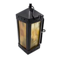 square horn plated lantern