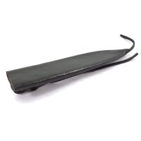 Leather scabbard for knife black 30cm