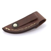Leather scabbard for small folding kinves 9cm