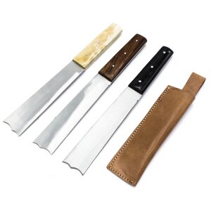 Serving knife made of stainless steel from crusader bible...