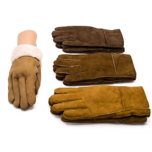 Lambskin gloves beige