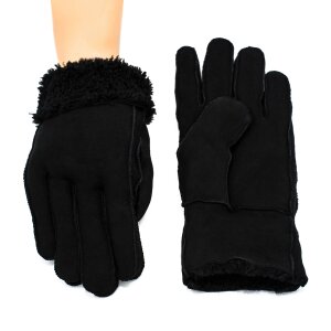 Lambskin gloves black