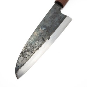 handforged Santoku or chef knife with 19.5cm blade