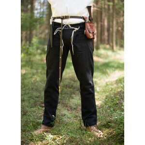 Late medieval pants 14th-15th century black