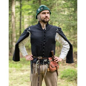 Late medieval doublet 14th-15th century black