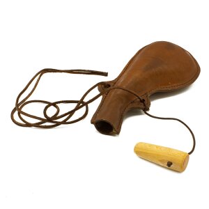 medieval leather canteen Bag shape 500ml