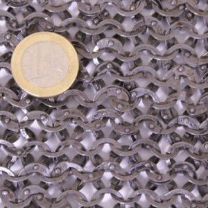 1kg loose flat chainmail rings, to rivet, incl. round...