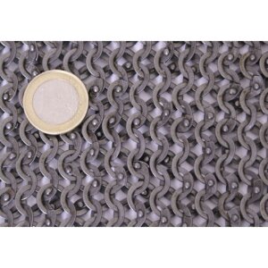 chain piece 20 x 20cm, wedge-riveted flat rings, Ø...
