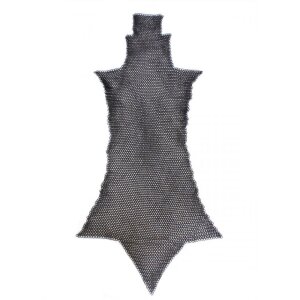 Chainmail Leg Protection or Chausses, unriveted round...