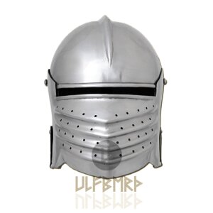 Bellows Face Sallet, ca. 1490, 2 mm steel - battle ready