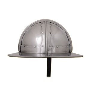 Italian Kettle hat, circa 1460, 1.6 mm steel - battle ready
