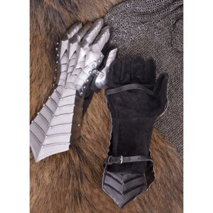 1 paire de gants à plaque en acier de 1,3 mm,...
