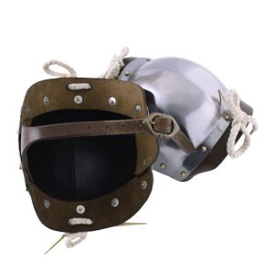 1 pair Knee caps, 1.5 mm (0.059 in) polished steel