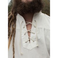 Medieval shirt nature with lacing, Corvin
