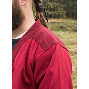 Viking coat Bjorn made of cotton, red