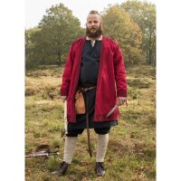 Viking coat Bjorn made of cotton, red