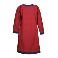 Medieval Tunic Vallentin, made of cotton, red/blue