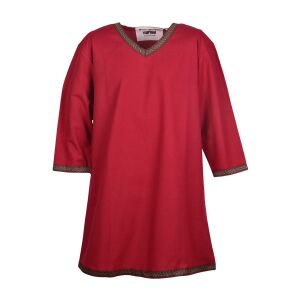Viking Tunic made of Cotton, dark red