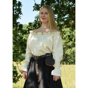 Market-medieval blouse or pirate blouse Carmen nature